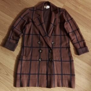 Marled Sweater Blazer